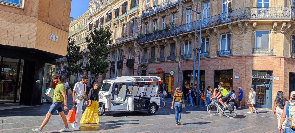 Toulouse: Electric Tuk-Tuk Tour With Photo Stops and Audio - Highlights