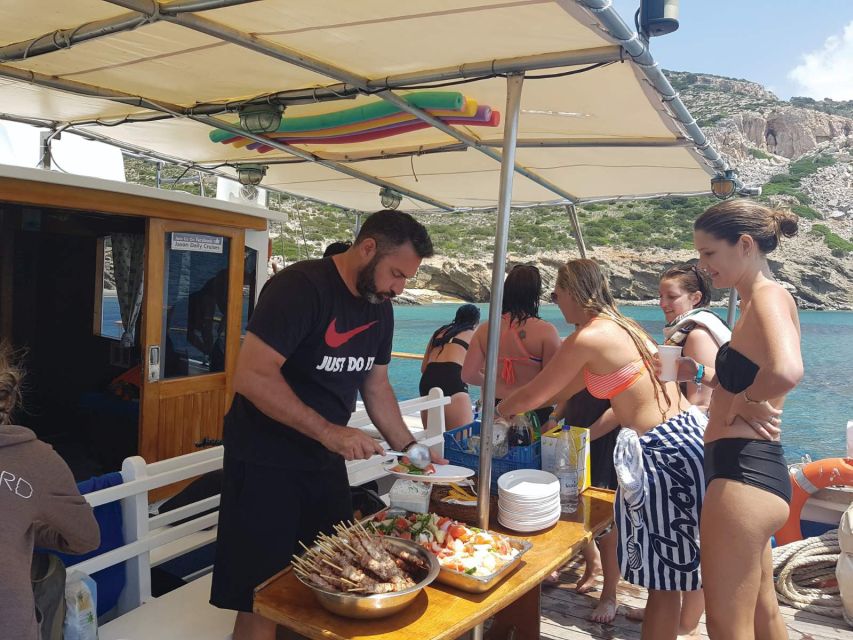 Agia Anna: Naxos, Koufonissia & Rina Cave Boat Trip With BBQ - Common questions