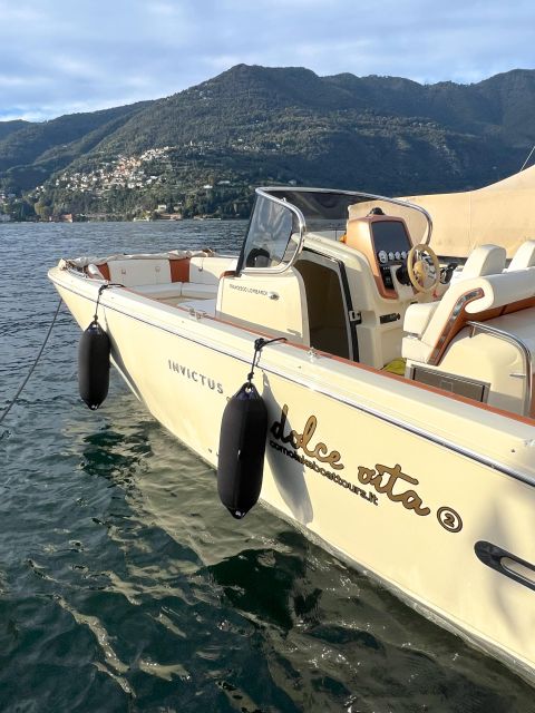 Lake Como: La Dolce Vita Private Tour 2 Hours on the Invictus Boat - Common questions