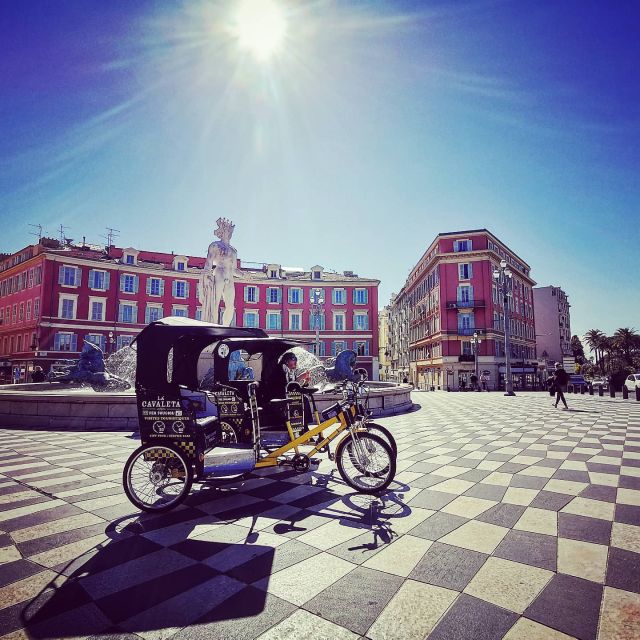 Nice: City Sightseeing Tour by Pedicab With Audio Guide - Directions