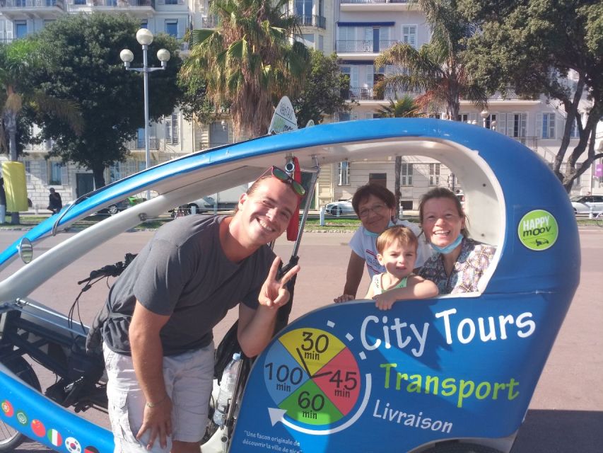Nice: Private Guided Tour by Electric Bike Taxi - Common questions