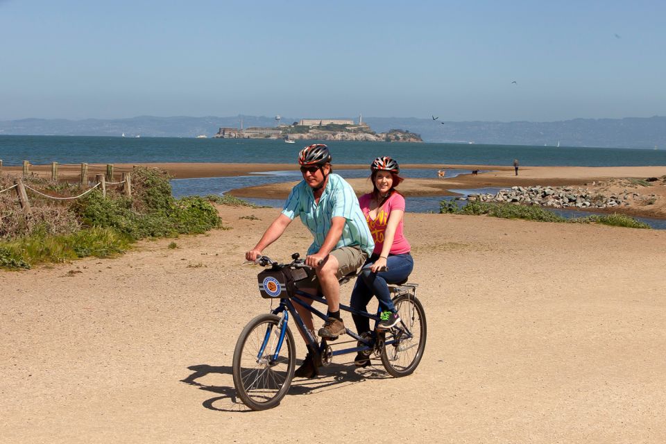 San Francisco: Golden Gate Bike Tour and Alcatraz Ticket - Common questions