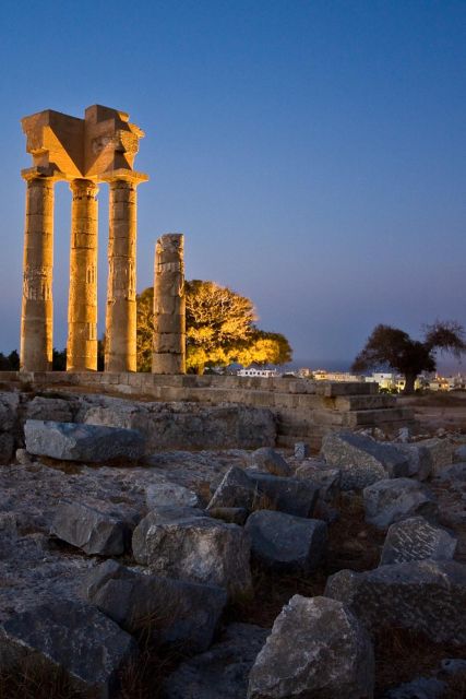 Rhodes: Guided Rhodes City by Night With Live Music & Dinner - Nighttime Delights