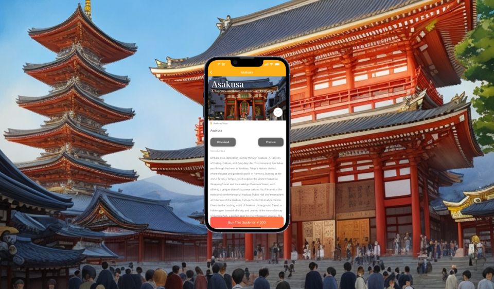 Asakusa（Tokyo）: Smartphone Audio Guide Tour - Key Points