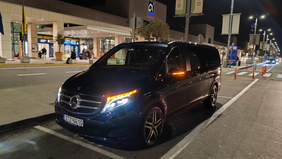 Athens: Mercedes V-Class Luxury Airport, Port, City Transfer - Key Points