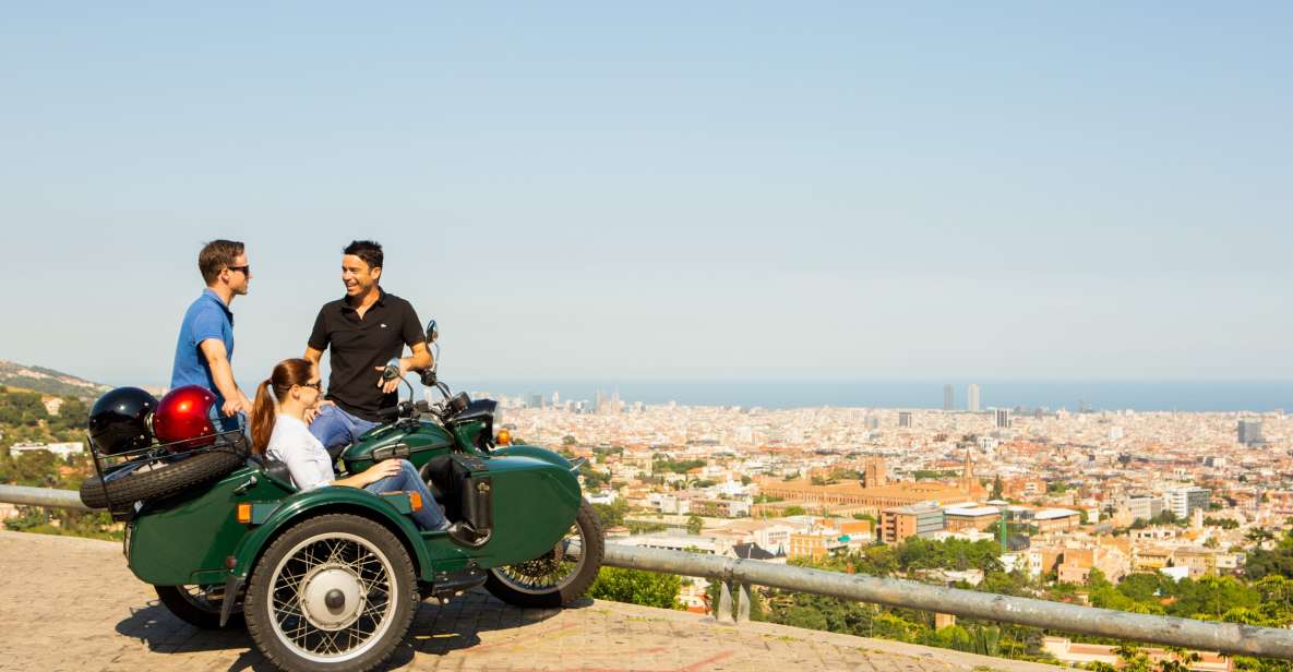 Barcelona: Motorcycle Sidecar Full-Day Tour With Stops - Key Points