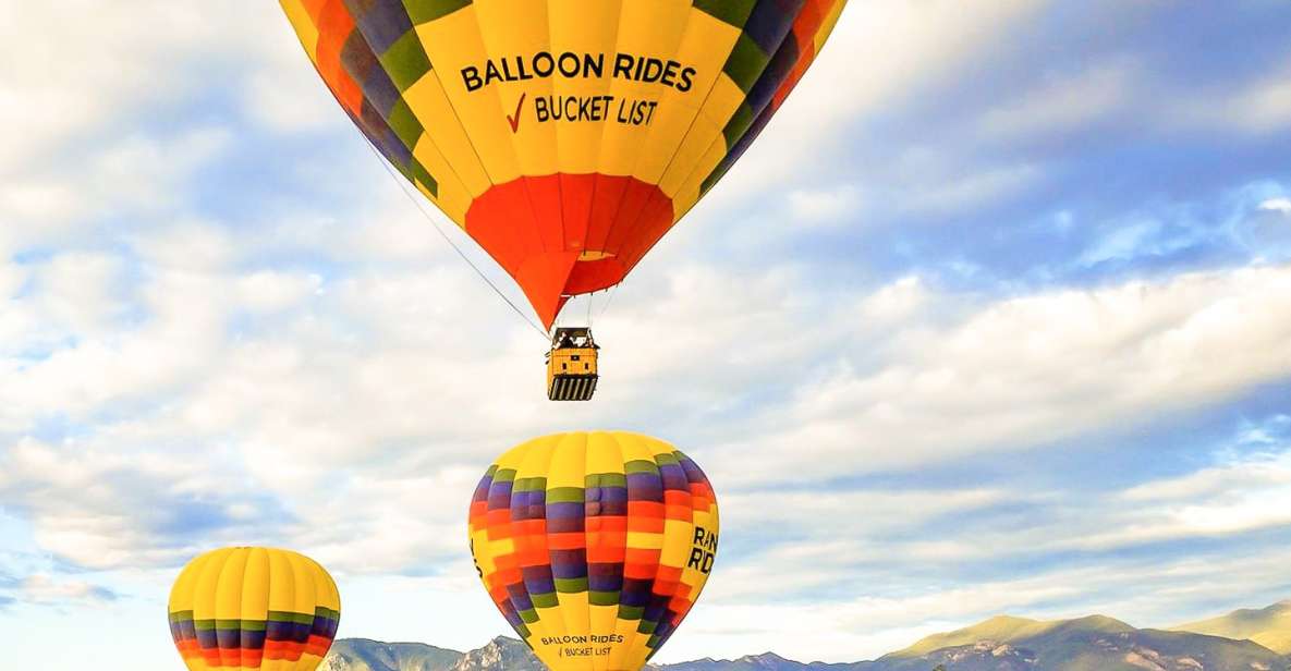Colorado Springs: Sunrise Hot Air Balloon Flight - Key Points