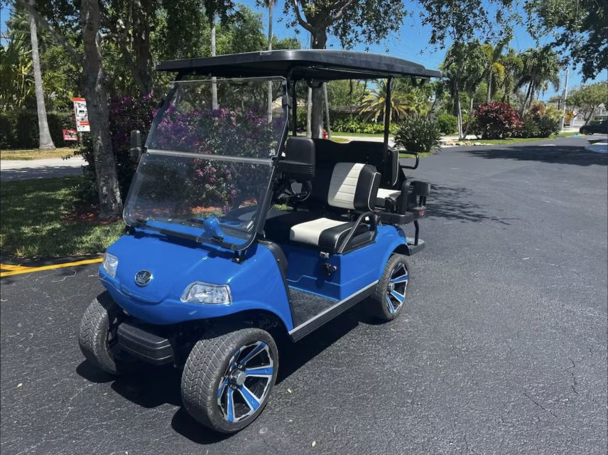 Fort Lauderdale: 4 People Golf Cart Rental - Key Points