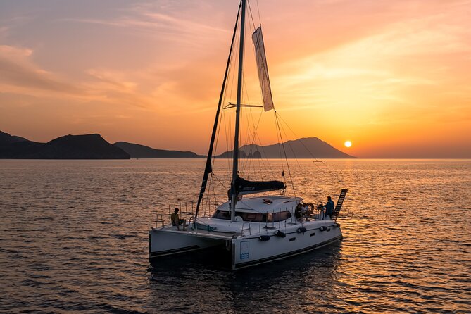 Half-Day PRIVATE Sunset Cruise Catamaran to Kleftiko With Lunch - Key Points