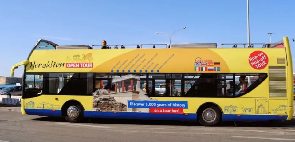 Heraklion: Hop-on Hop-off Open Top Bus Sightseeing Tour - Key Points