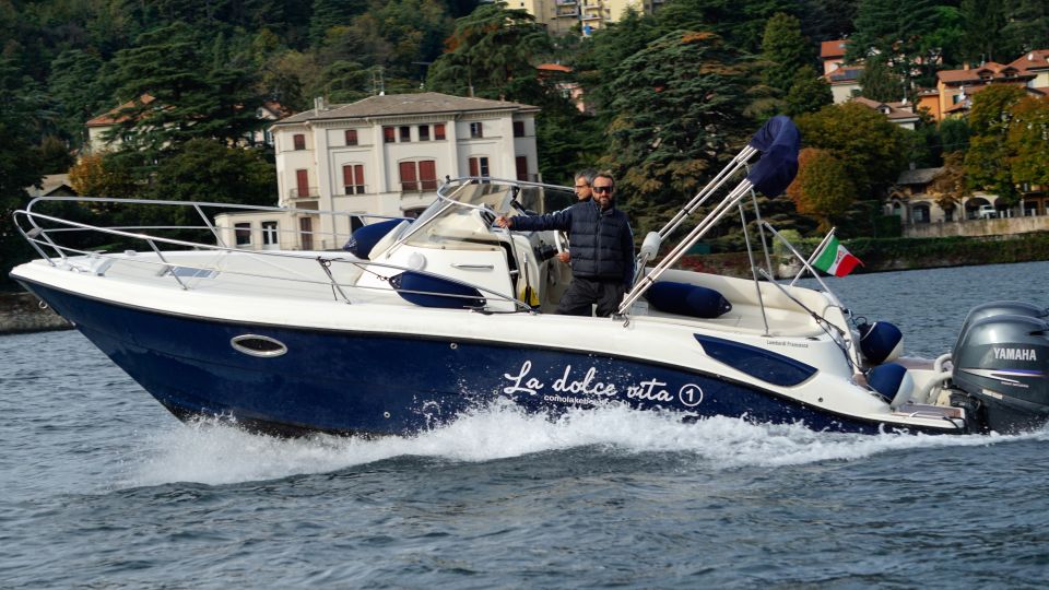 Lake Como: La Dolce Vita Private Tour 2 Hours Eolo Boat - Key Points