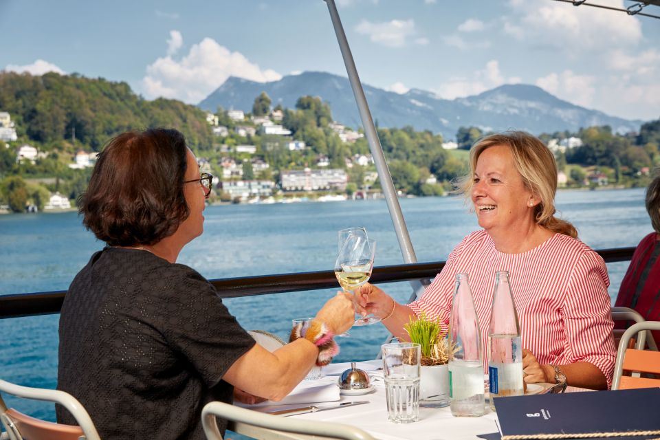 Lucerne: Lake Lucerne 1st Class Cruise With Gourmet Lunch - Key Points