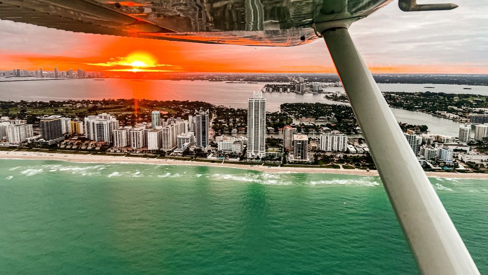 Miami Beach: Private Romantic Sunset Flight With Champagne - Flight Details