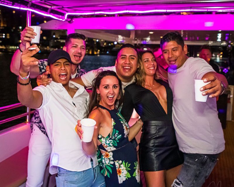 Miami: Boat Party, Nightclub, and Party Bus Nightlife Tour - Boat Party Experience Highlights