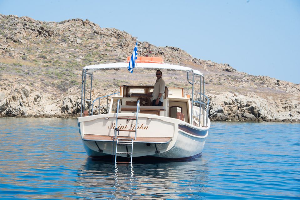 Mykonos: Private Cruise by Wooden Boat With Snorkeling - Key Points