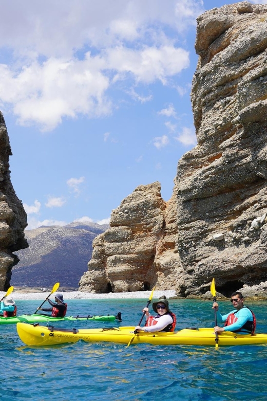 Naxos: Moutsouna Caves Sea Kayak Tour, Snorkeling & Picnic - Key Points