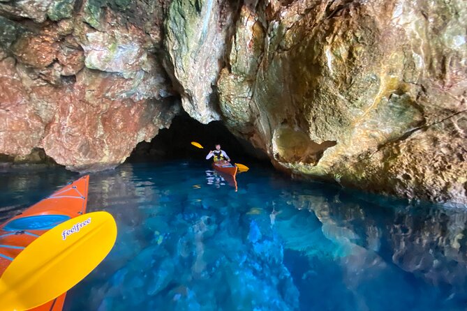 Naxos: Rhina Cave Sea Kayaking Tour