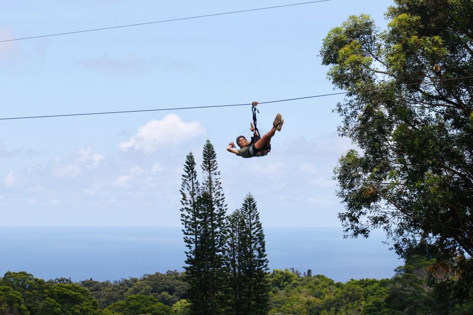 North Maui: 7 Line Zipline Adventure With Ocean Views - Tour Duration and Language Guide