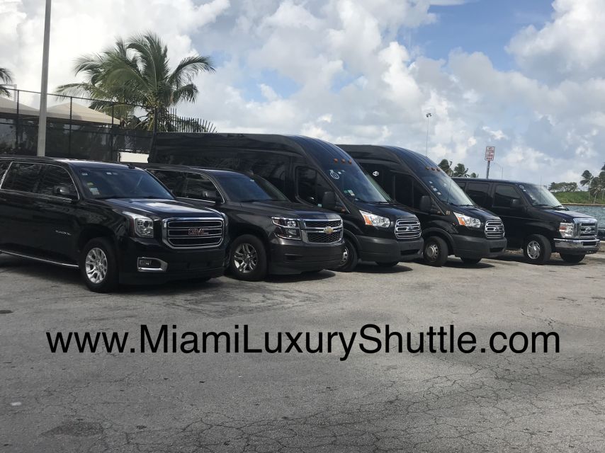 Port of Miami Shuttle to Miami Airport or Hotel in Miami - Service Details