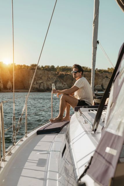 Portimao: Sunset Luxury Sail-Yacht Cruise - Key Points