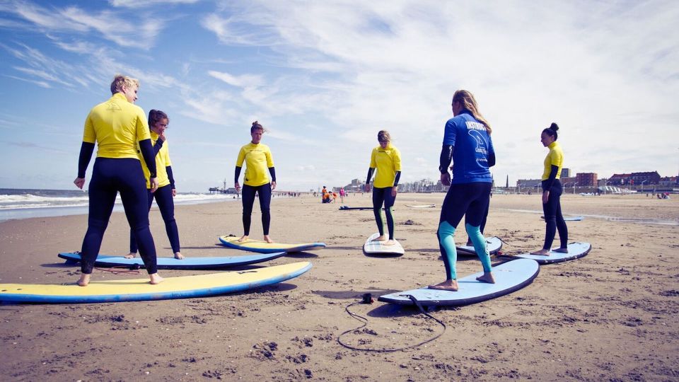Scheveningen Full-Day Surfing Lessons With Lunch - Key Points