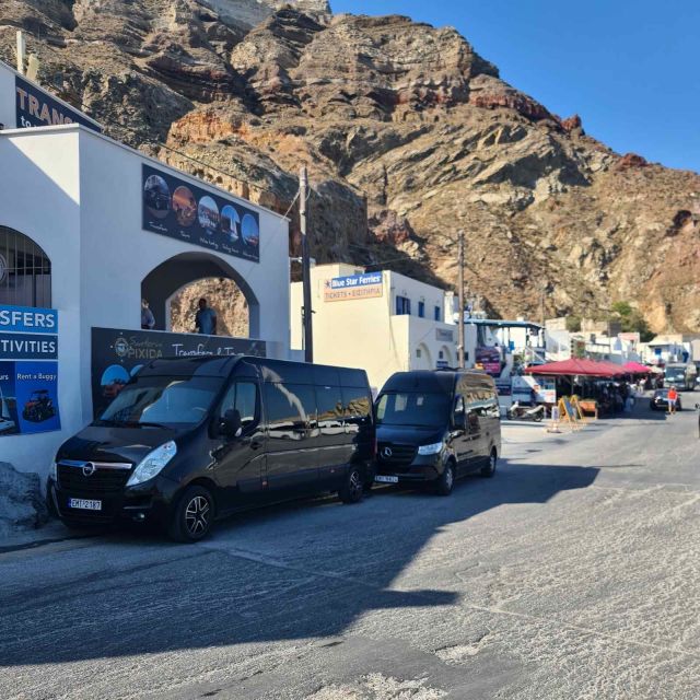 Transfer From Santorini Ferry Port to Airport (Jtr) - Key Points