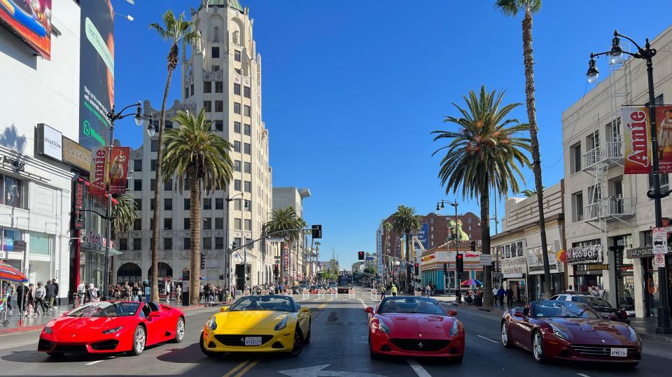 20 Min Ferrari Driving Tour in Hollywood - Highlights