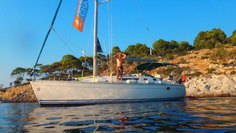 3 Hours Kassandra Sunset Sailing Yacht Tour