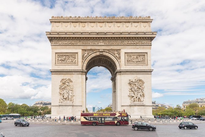 Arc De Triomphe Self-Guided Ticket & Big Bus Hop-On Hop-Off - Experience Package
