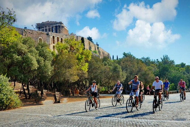 Athens Electric/Regular Bike TourOptional Acropolis Guided Visit