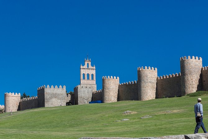 Avila With Walls & Segovia With Alcazar From Madrid