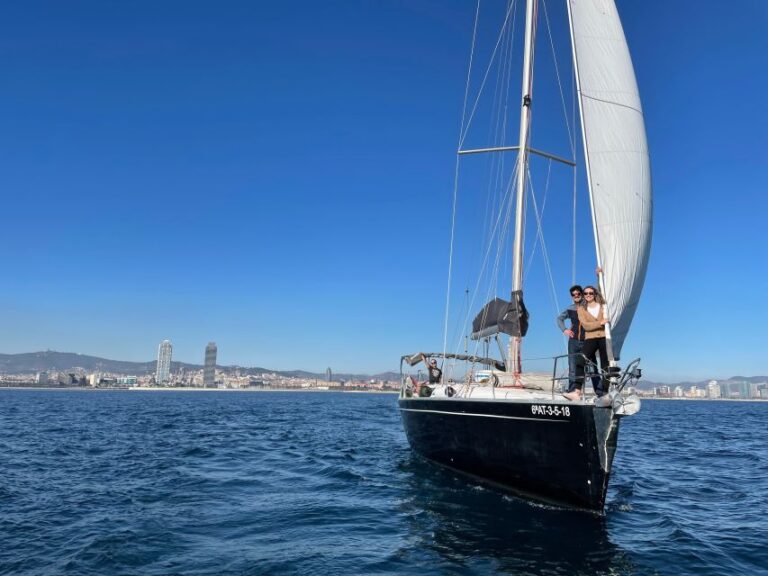 Barcelona: Sailing Excursion, Swimming, & Snack