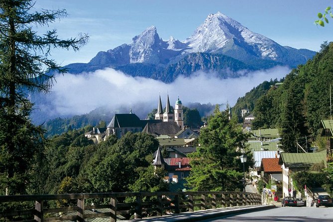 Bavarian Mountains Including Berchtesgaden From Salzburg