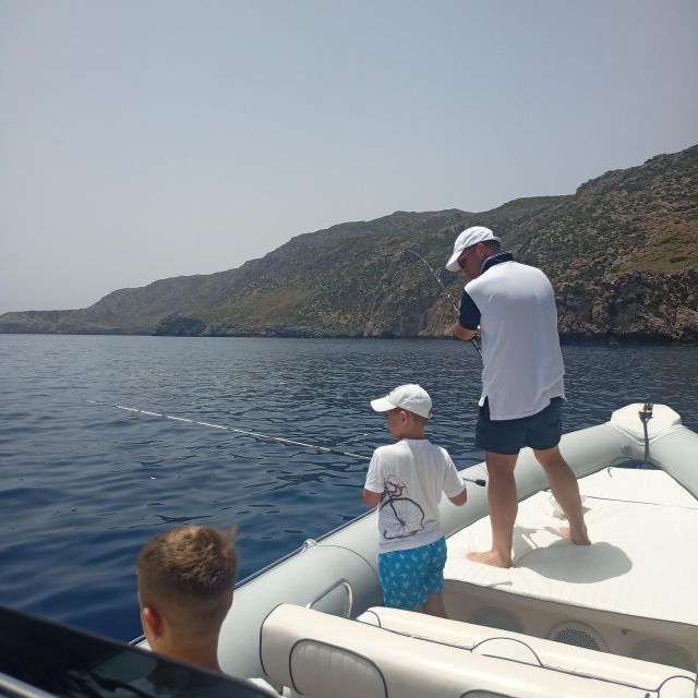 Chania: Private Boat Fishing Trip