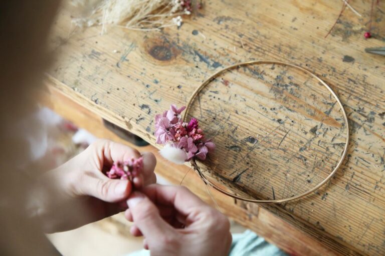 Create Dried Flower Bell Jar Workshop in Paris