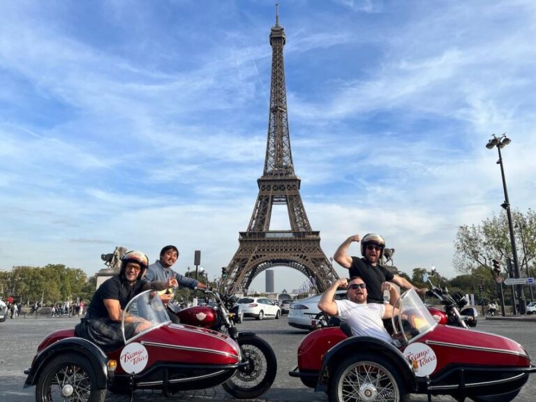Explore Paris in Style: Custom Sidecar Tours