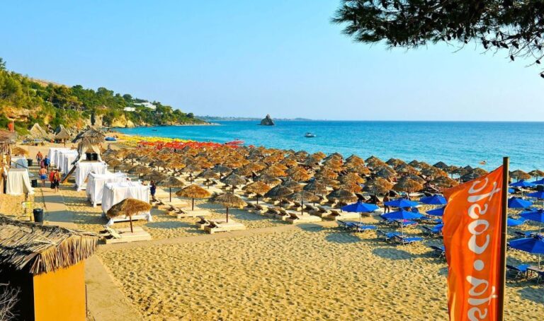 From Argostolion: Makris Gialos Beach Relaxation
