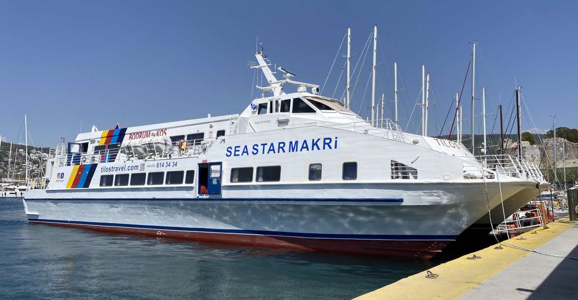 From Bodrum: Ferry Transfer to Kos - Ferry Transfer Details