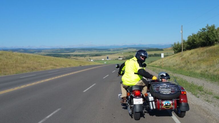 From Calgary: High Spirits Adventure in a Sidecar Motorcycle