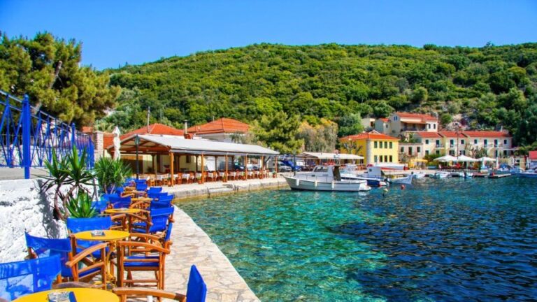From Kefalonia: Day Trip to Ithaki Island With a Swim Stop