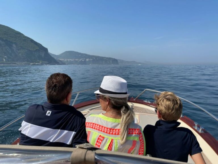 From Sorrento: Capri and Amalfi Coast Private Boat Tour