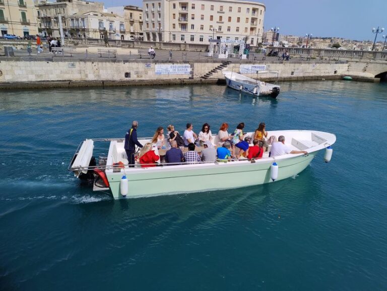 Half Day Private Boat Excursion to Ortigia and Syracuse