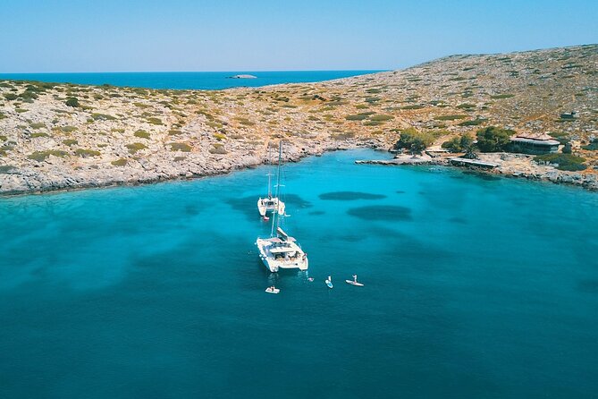 Heraklion Small-Group Catamaran: Snorkeling, SUP and Fishing - Tour Overview