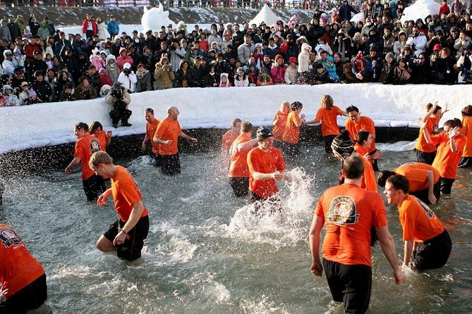 Korea Winter Ice Fishing Festival (Pyeongchang Trout Festival Tent Ice Fishing) - Winter Ice Fishing Experience