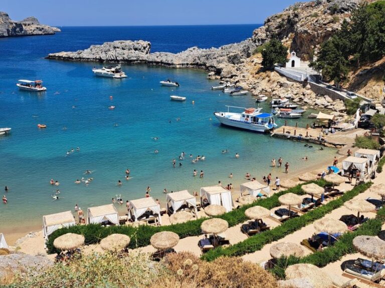 Lindos, Pefkos: Summer Breeze All-Inclusive Swimming Cruise