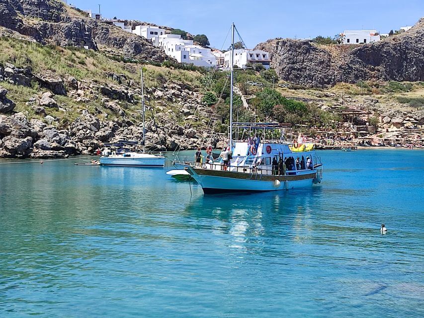 Lindos: Rhodes South-East Coast Cruise With Swim Stops - Cruise Details