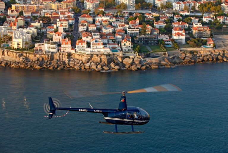 Lisbon: Sightseeing Helicopter Tour Over Belem and Caparica