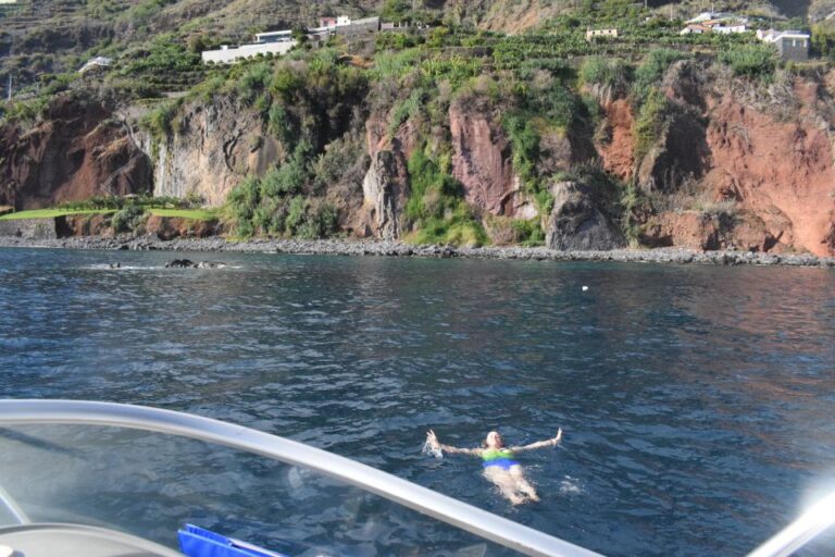 Madeira: Private Sunset Yacht Cruise With Snorkeling & Wine