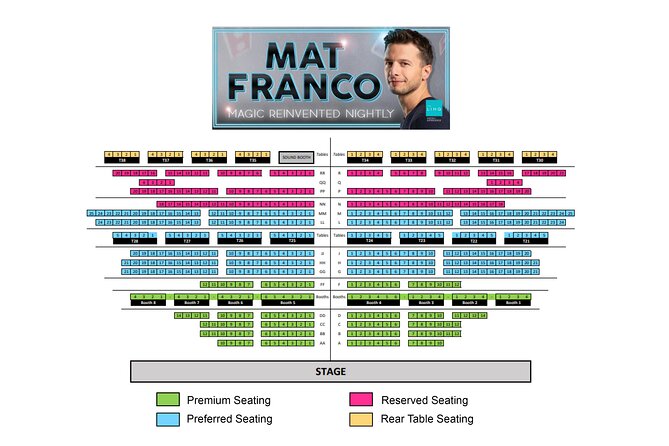 Mat Franco Magic Reinvented Nightly at the LINQ Hotel and Casino - Modern Theater Setup and Accessibility