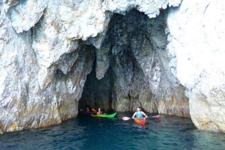 Milos: Guided Kayaking Trip With Snorkelling & Lunch